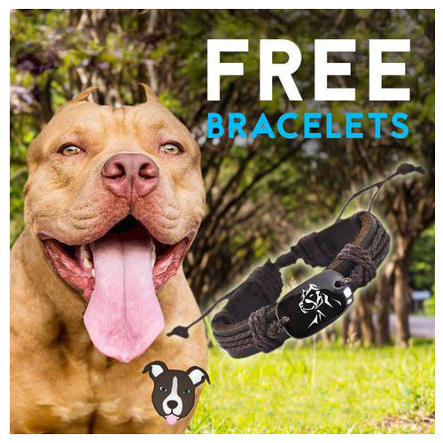 FREE PIT BULL UNISEX BRACELET!