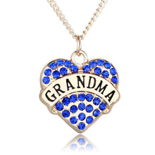 Heart Shaped GRANDMA Pendant Necklace