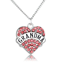Heart Shaped GRANDMA Pendant Necklace